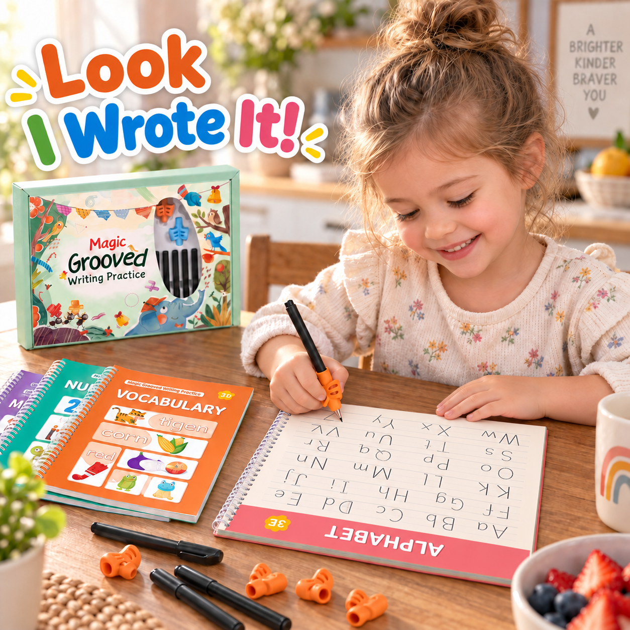 Magic Grooved Writing Practice Set