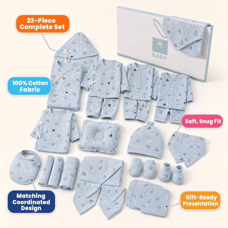 Baby Gift Box Set — 22 Pieces
