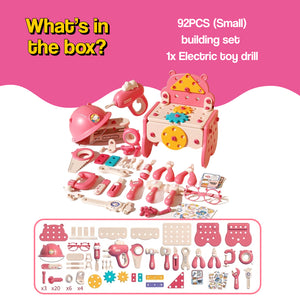 Kids' Tool Set & Workbench Electric Drill Tools & Building Pieces