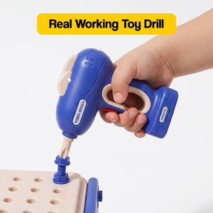 Kids' Tool Set & Workbench Electric Drill Tools & Building Pieces