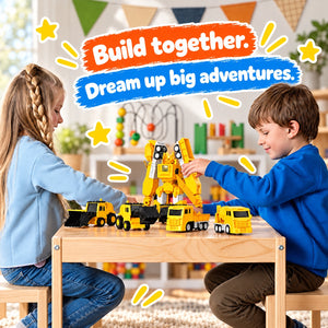 Click & Snap Magnetic Transformer Construction Set
