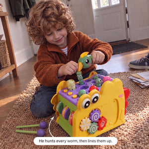Whack-a-Mole Activity Cube with Xylophone