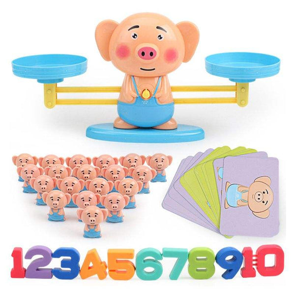 Balance Math Game Balance Math Game With Pet Figurines - Little Learners Toys