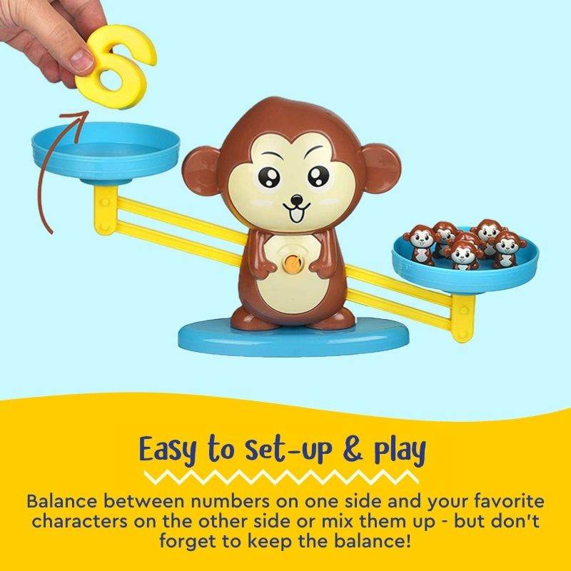 Balance Math Game Balance Math Game With Pet Figurines - Little Learners Toys