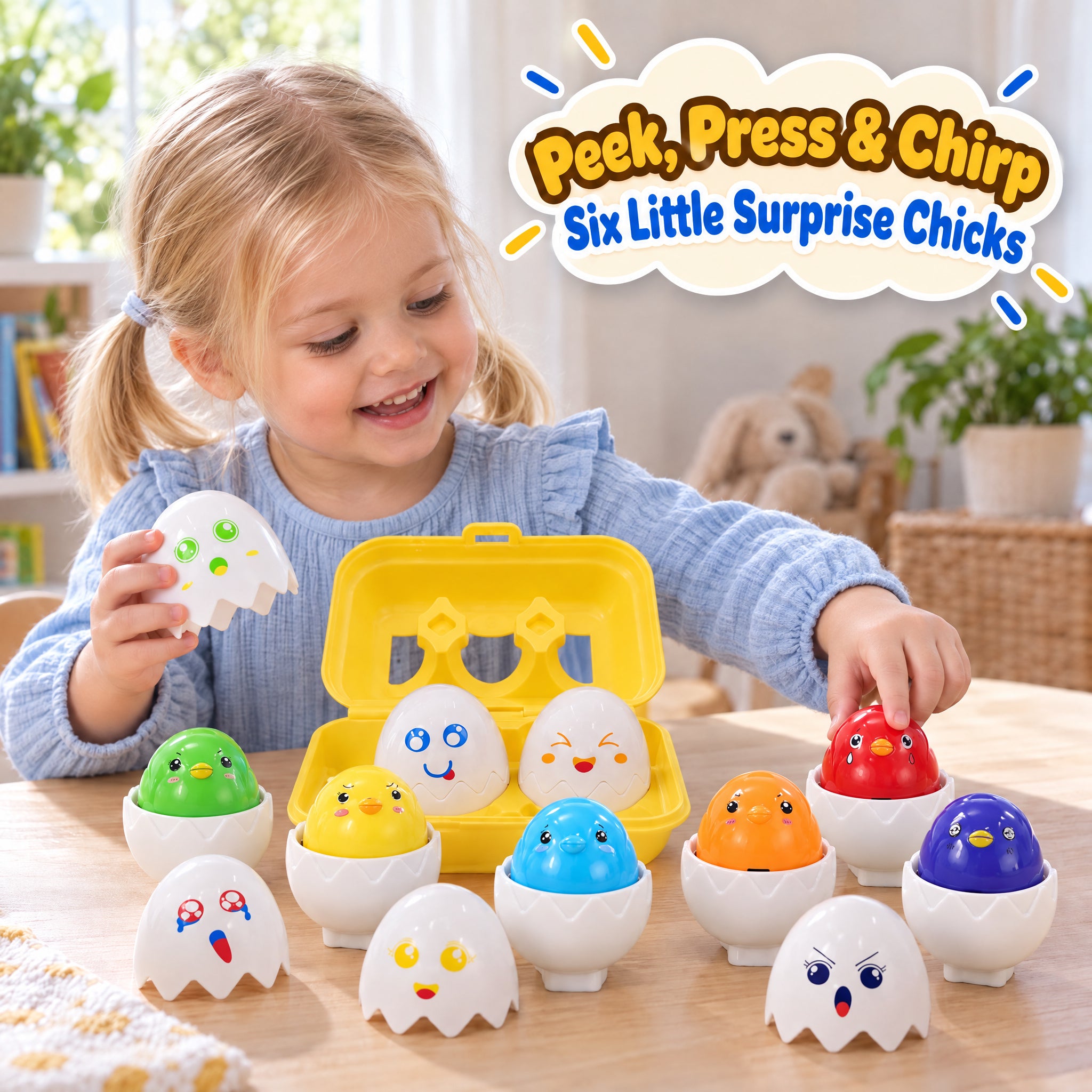 Interactive Hide & Squeak Eggs