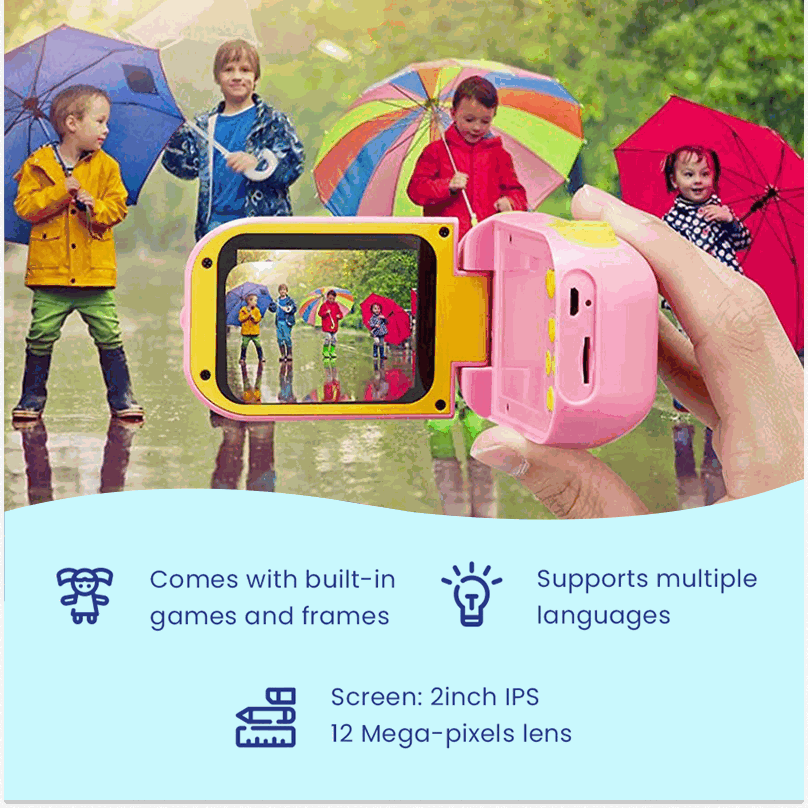 Toy Box Camera Digital Children Toy Camera And Video Recorder - Little Learners Toys