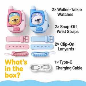 Kids Walkie-Talkie Watch Set – for kids ages 3+