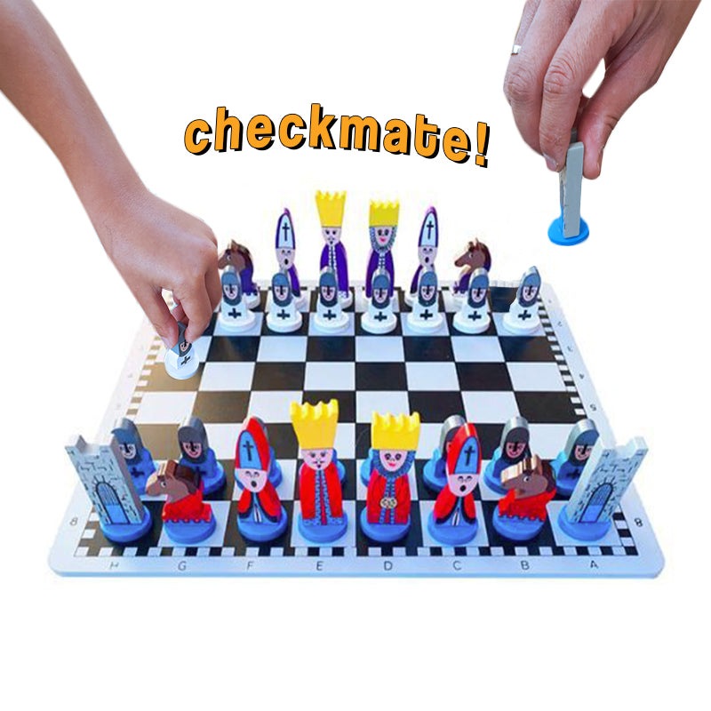 thumbnail image 2 of 32 Pcs Portable Chess Pieces International Chess Figures Figure Figurine Pawns 2 of 12