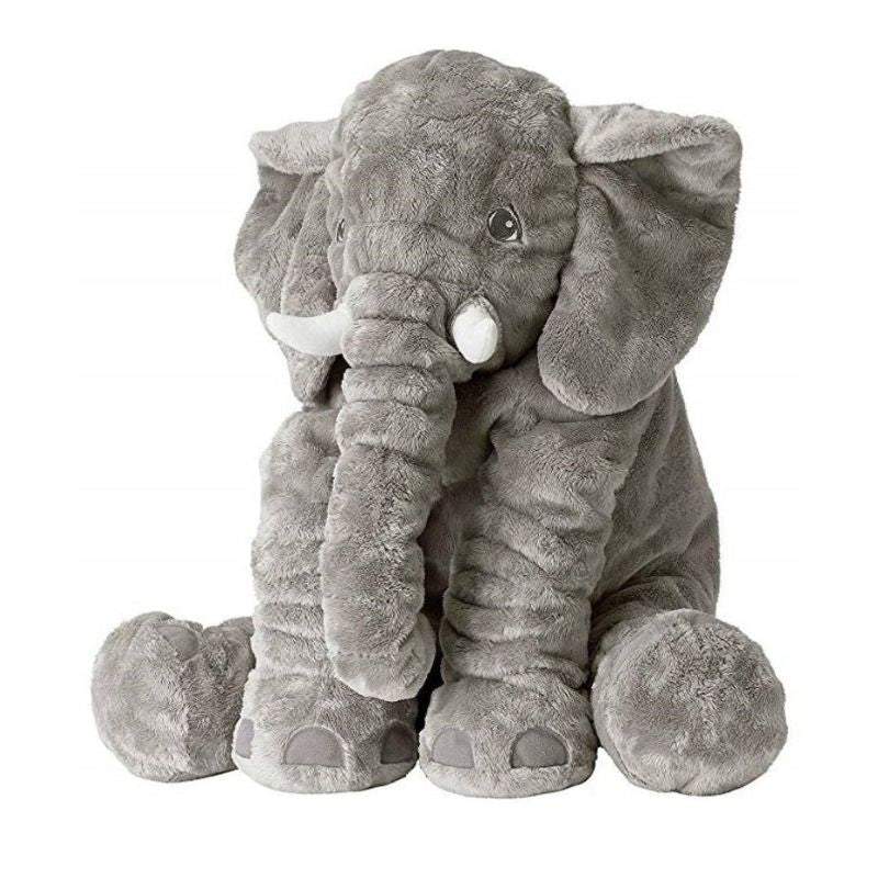 Grey Elephant Baby Items Organic Baby Toy, Scandi Toy For Modern