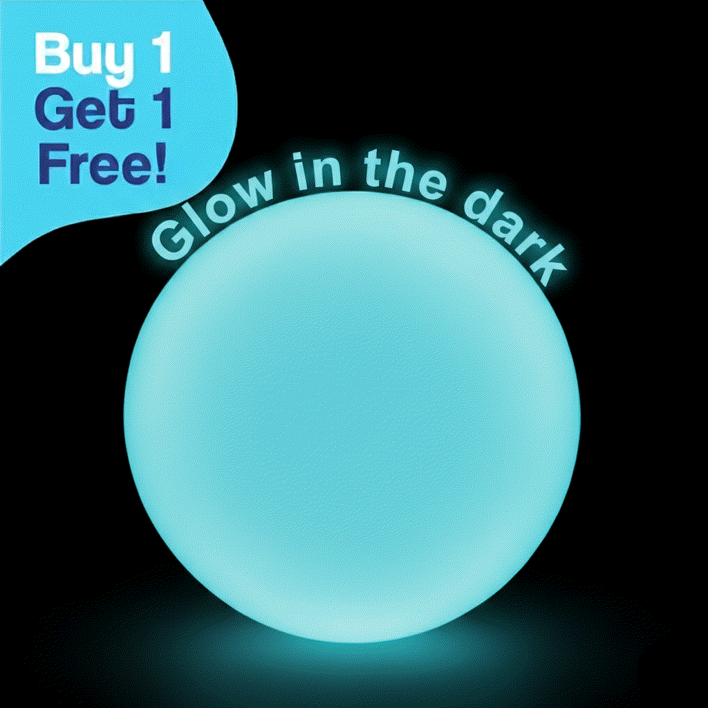 Giant Jelly Balloon Ball glowing in the dark buy one get one free inflatable outdoor toy for kids active play