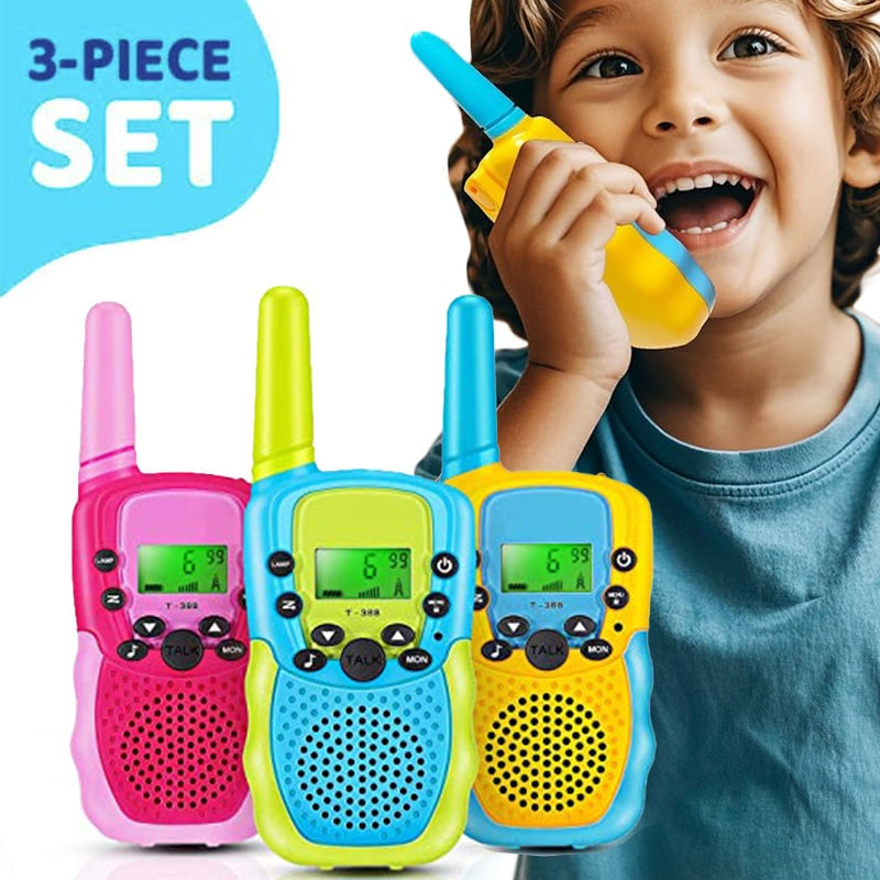 Kids Walkie Talkie (3-Piece Set) Little Learners Toys