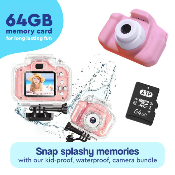 Kids Camera Toddler Camera for Girls, Christmas Birthday Gifts for Girls  Age 3-6, Kids Digital Camera for 7 8 9 10 12 Year Old, Selfie Camera for  Kids, 32GB SD Card