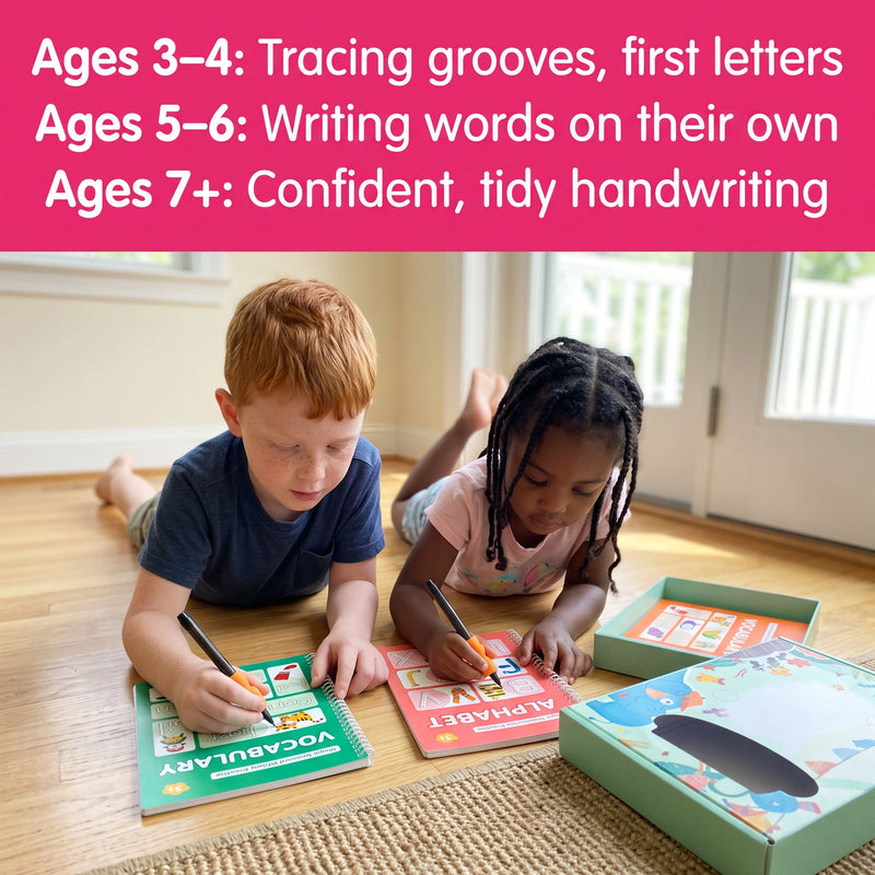 Magic Grooved Writing Practice Set