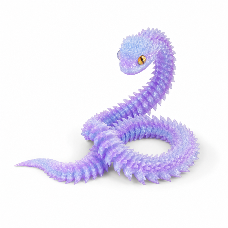 Articulated 3D-Printed Viper Snake