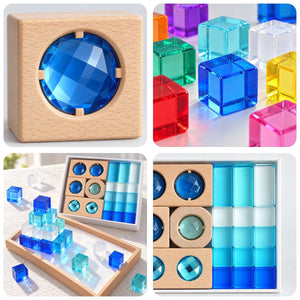 Translucent Acrylic Jewel Building Blocks