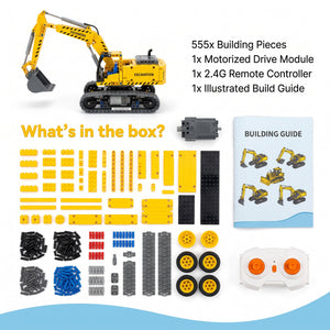 5-in-1 Remote Control Construction Building Block Kit
