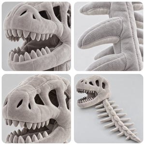 Wearable Plush Dinosaur Skeleton Costume