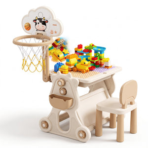 Multi-Activity Block Learning Table & Chair Set