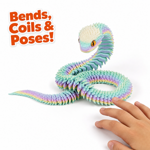 Articulated 3D-Printed Viper Snake