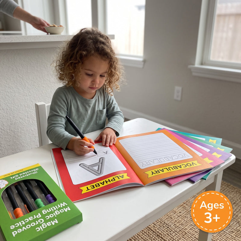 Magic Grooved Writing Practice Set