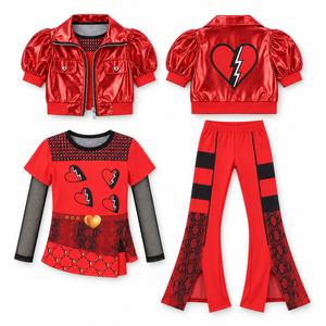 Kids' Metallic Rocker 3-Piece Costume Set
