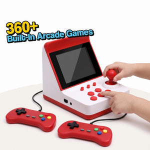 Mini Arcade Retro Game Console with Two Controllers