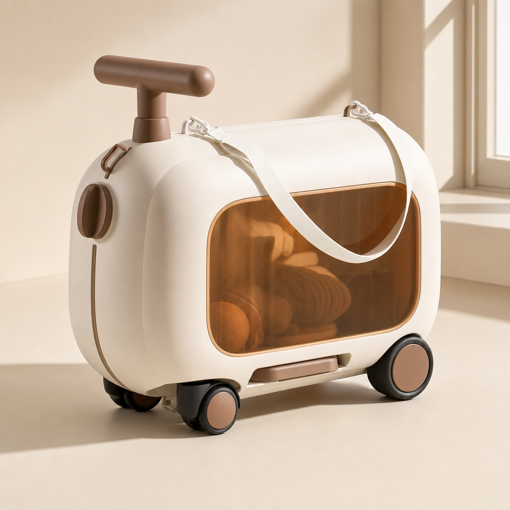 2-in-1 Kids Ride-On Suitcase