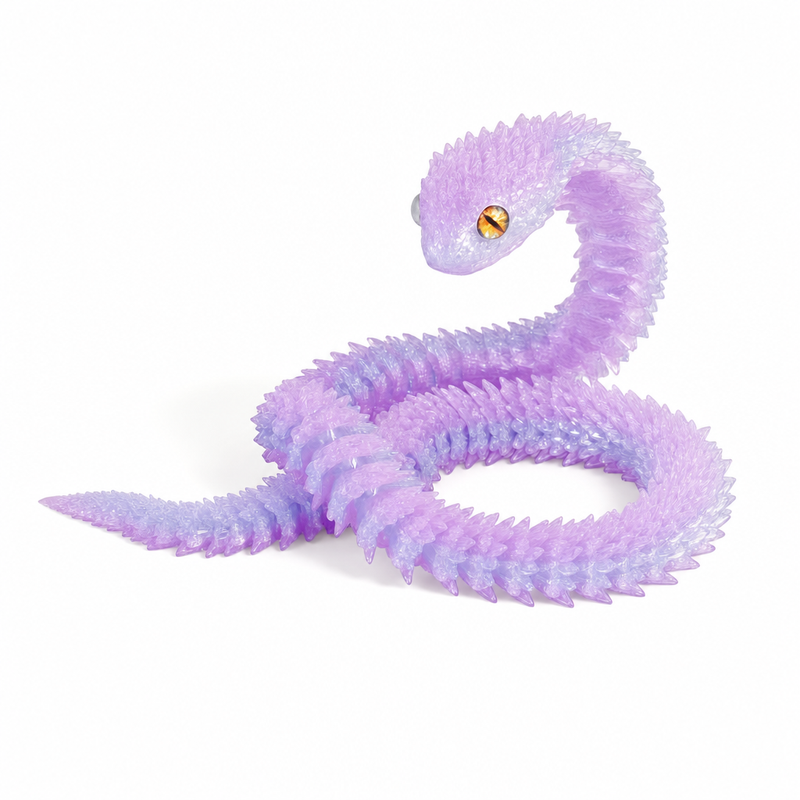 Articulated 3D-Printed Viper Snake