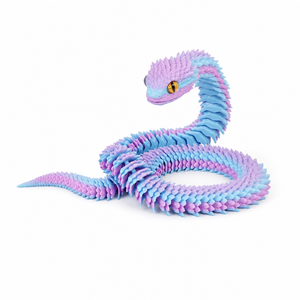 Articulated 3D-Printed Viper Snake