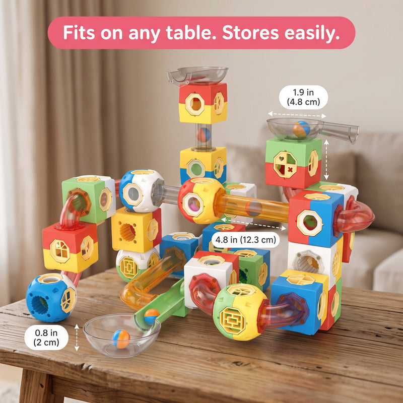 Marble Run Building Blocks Set