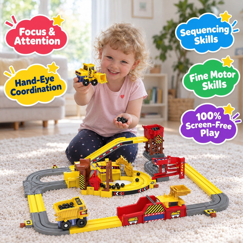 Quarry Adventure Build & Load Track Set
