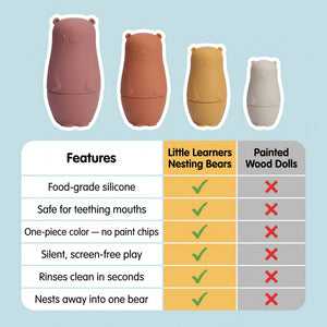 Silicone Nesting Bears