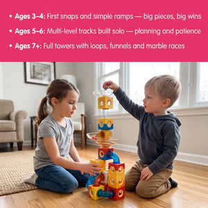 Marble Run Building Blocks Set