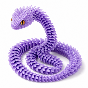 Articulated 3D-Printed Viper Snake