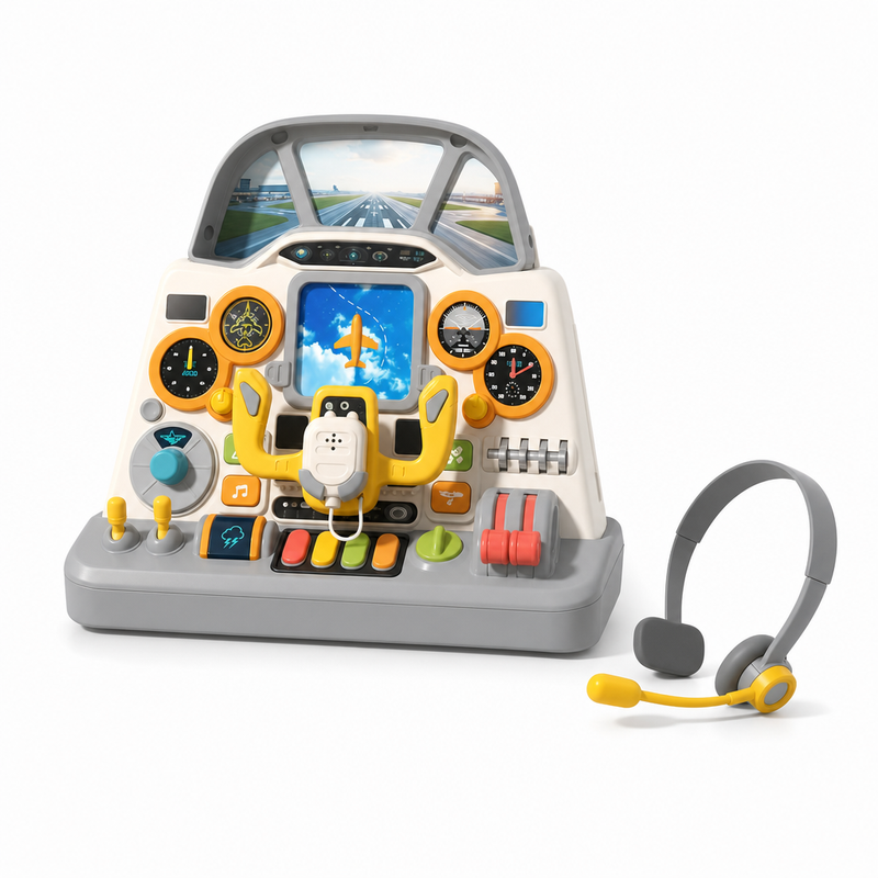 Airplane Cockpit Simulator Playset