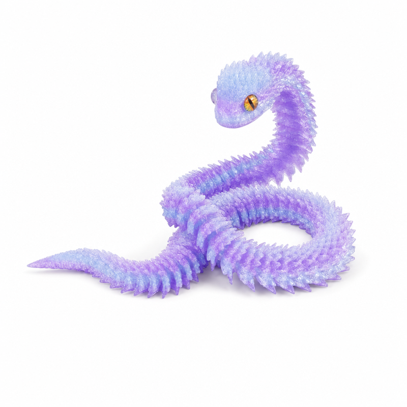 Articulated 3D-Printed Viper Snake