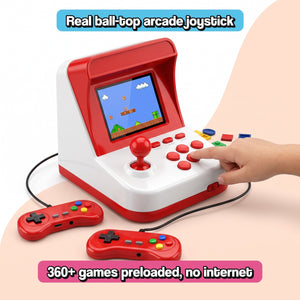Mini Arcade Retro Game Console with Two Controllers