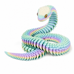 Articulated 3D-Printed Viper Snake