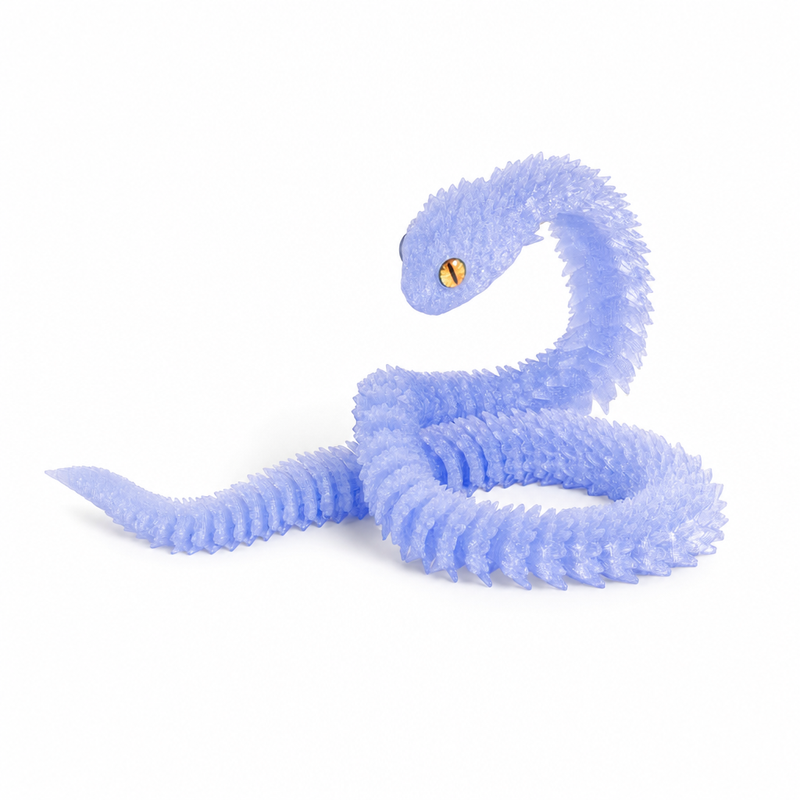 Articulated 3D-Printed Viper Snake