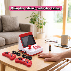 Mini Arcade Retro Game Console with Two Controllers