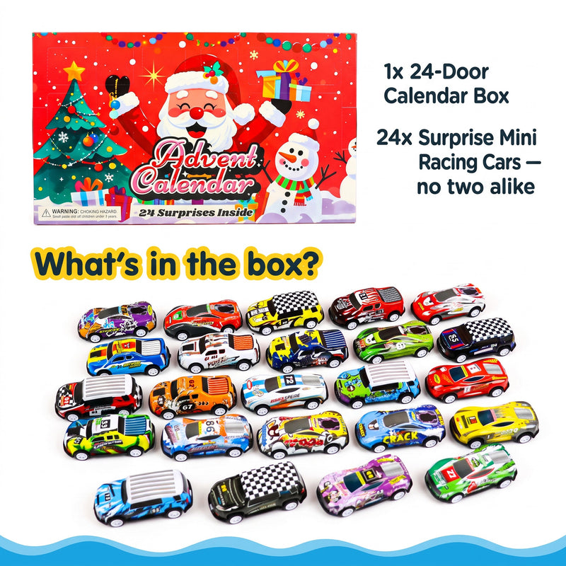 24 Racing Cars Advent Calendar
