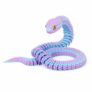 Articulated 3D-Printed Viper Snake