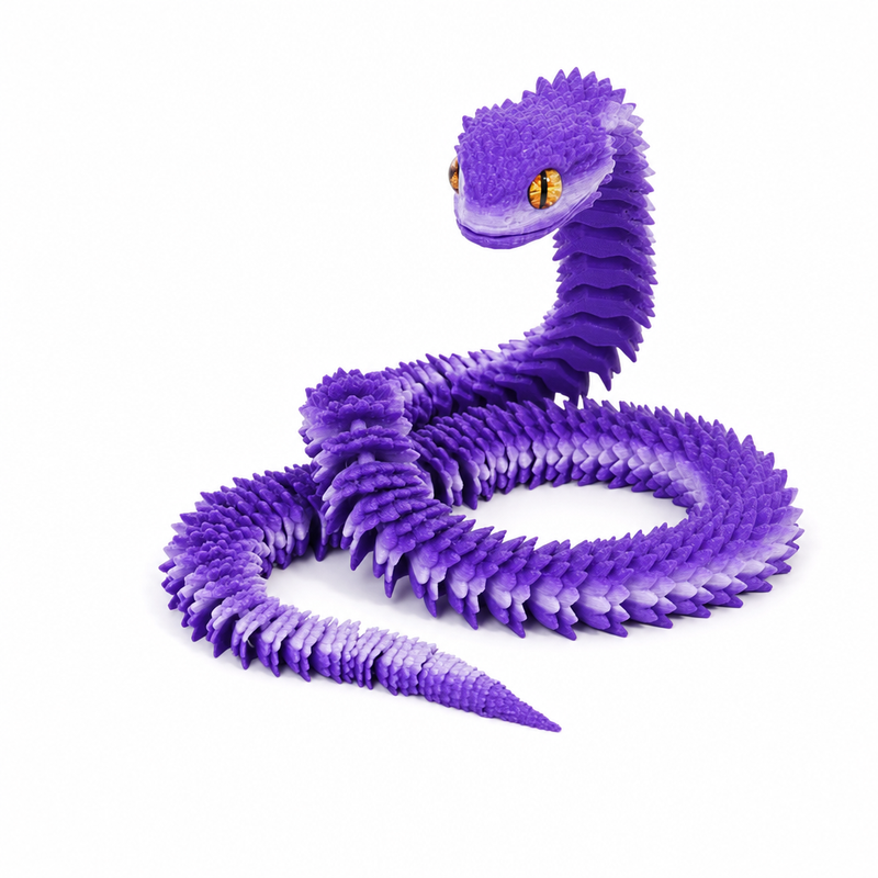Articulated 3D-Printed Viper Snake