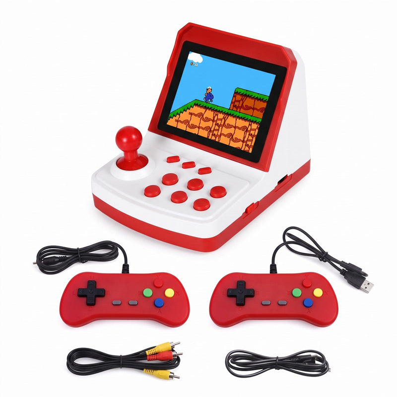 Mini Arcade Retro Game Console with Two Controllers
