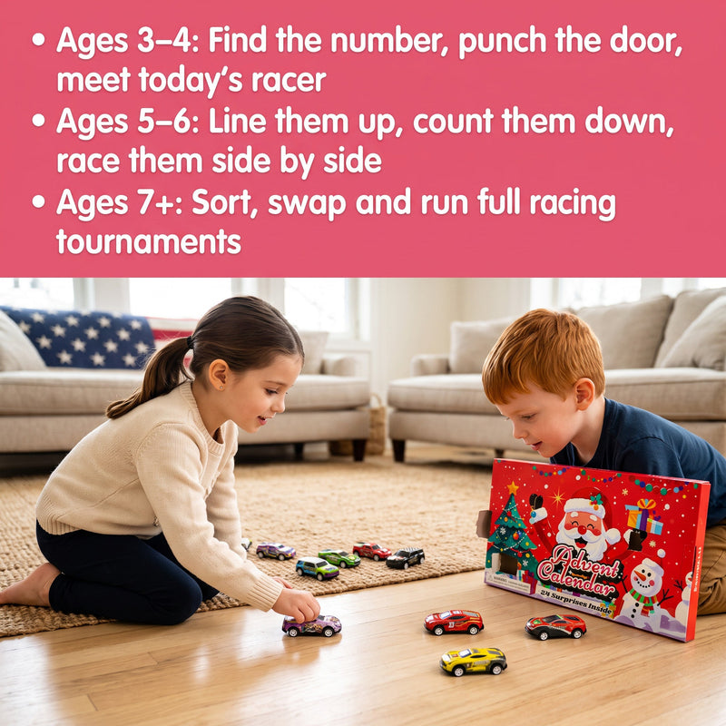 24 Racing Cars Advent Calendar