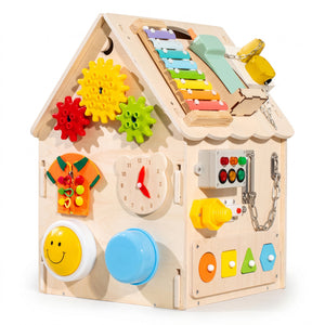 Wooden Montessori Busy House