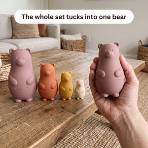 Silicone Nesting Bears
