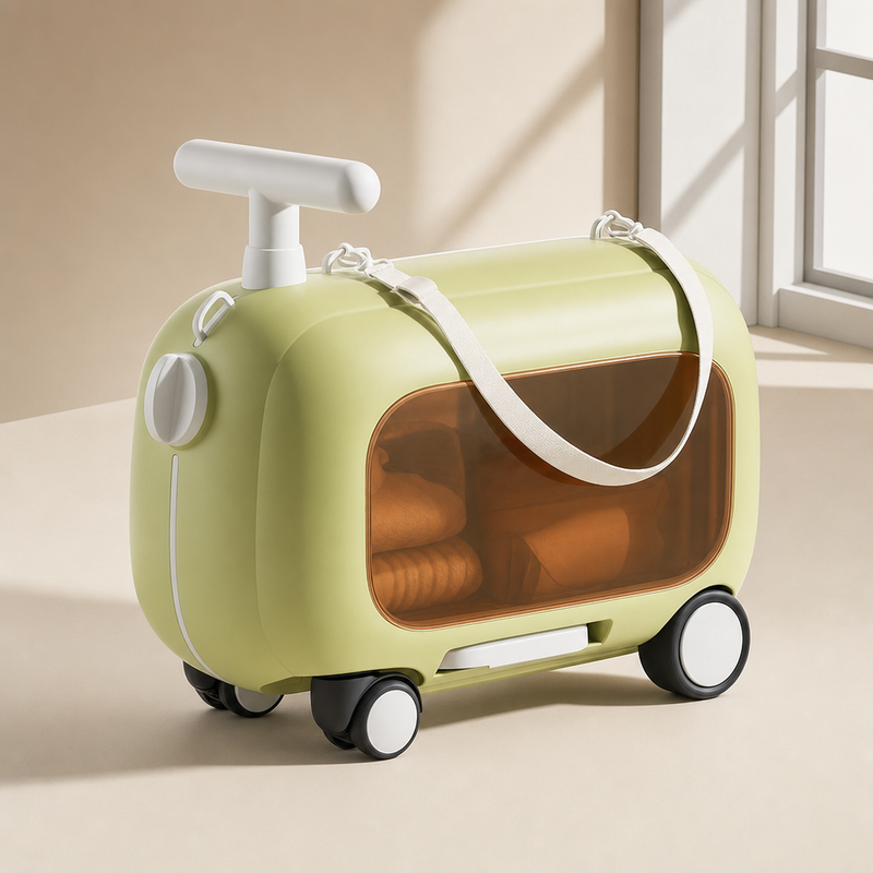 2-in-1 Kids Ride-On Suitcase