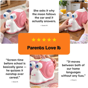 AI Snail Talking Learning Companion