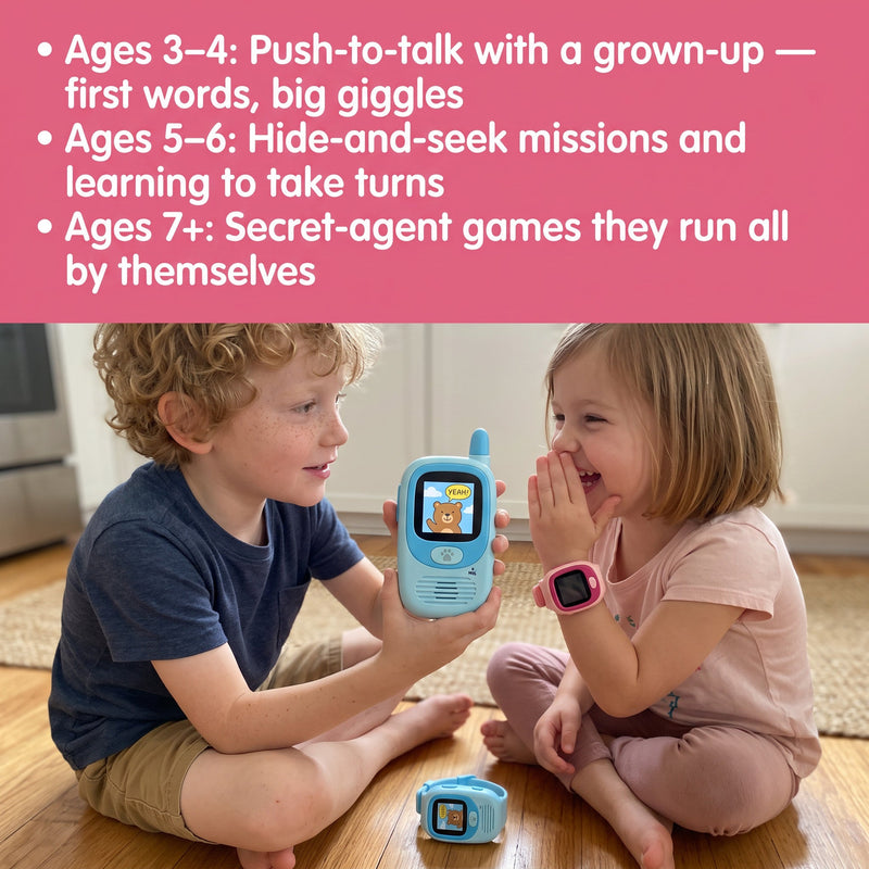 Kids Walkie-Talkie Watch Set